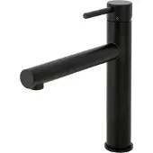 Solido Küchenarmatur CA1116BK ECO Wasserhahn langer Auslauf - druckfest, schwarz matt