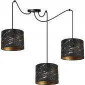 Light11 HOME Spinnen Pendelleuchte Gold – Moderne Hängelampe mit Lampenschirm Deckenleuchte Design