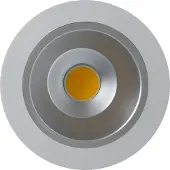 Regent LED Einbauleuchte Downlight rund Ø13cm Weiß 15W COB 1500lm warmweiß 2900K