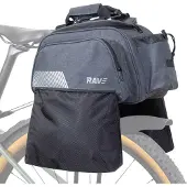 Rave Gepäckträgertasche Kühltasche Fahrradtasche - ca. 5 Liter - Grau
