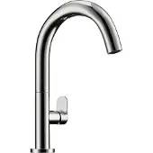 NABER Einhebelmischer Sottile 2 Bad in Chrom mit Festauslauf / Waschtischarmatur / Hochdruck