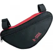 System-S Fahrrad Tasche spritzwasserfest Dreiecktasche Rahmentasche Triangeltasche Rot