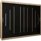 MEBLE KRYSPOL Kleiderschrank, Schiebetürenschrank Schlafzimmer, Schrank YORK 250 cm