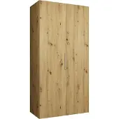 MEBLE KRYSPOL , Kleiderschrank, Schrank 100 cmx202x52, Artisan Eiche, Kaschmir