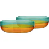 REMEMBER Glasschälchen "Amber" im 2er-Set - H 5cm, ø16cm