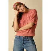 Sissy-Boy Tuch Mit Blumenmuster - Rosa