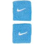 Nike Accessories Swoosh Classic Handgelenkband 2 Einheiten Blau Blau One Size