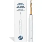 Smyle | Weiß | Schallzahnbürste für Zahnpflege | Nur 3x jährlich aufladen | 5 Modi & Drucksensor