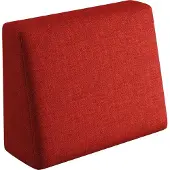 Sunnypillow Palettenkissen mit abnehmbarem Bezug Seitenkissen 60x40x20/10cm Rot