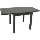 Degamo Gartentisch LIVORNO 70/140x70cm Alu + Keramikoptik dunkelgrau, ausziehbar