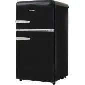 Syntrox Germany Syntrox 81 Liter Retro Gefrier- Kühlkombination Kühlschrank mit 2 Türen KSR-62W Kirkenes