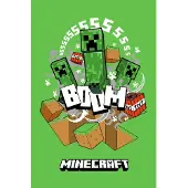 Minecraft Boom Creeper-Fleece Bettdecke 100*150cm