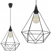Light11 HOME Diamant Pendelleuchte Draht Loft Retro – Hängelampe Deckenlampe im Edison Stil