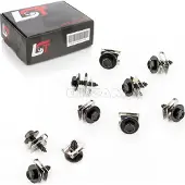 LST 10x Set Sechskantschraube Blechmutter Lautsprecher Abdeckung für BMW E30 TOURING