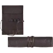 Sonnenleder Stiftrolle Leder Rollmäppchen Stiftetui Rolle 3 Schlaufen KÄSTNER braun 801-386-77