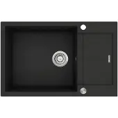 Concept Granit-Küchenspüle DG05L60bc Linea SCHWARZ