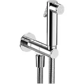 Sapho Wandventil mit Handbrause und Sicherheitssperre, rund, Chrom