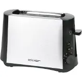 Cloer Toaster 3890 1Scheibe 600Watt Edelstahl/schwarz