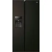 Haier HSR 5918 DIPB Side by Side schwarz matt