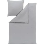 Estella Atelier Mako-Interlock-Jersey TAKOMA Kissenbezug einzeln Farbe grau Größe 40x80 cm