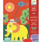 Djeco Farbige Sandtiere für Kinder