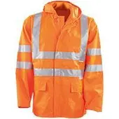 Planam Warnwetterschutz Regen-Jacke UNI, uni orange 2061 , 1 Stück, Größe: S
