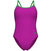 Arena Damen Schwimmanzug SWIMSUIT LACE BACK SOLID