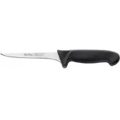 Pintinox Ausbeinmesser "Coltelli P9000", schwarz (edelstahlfarben, schwarz), Klingenlänge 13cm, Edelstahl, Kunststoff, Kochmesser, Ausbeinmesser, Edelstahl, Kunststoffgriff, spülmaschinengeeignet