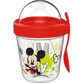 Disney interactive Mickey Snackhalter aus Glas mit Deckel und