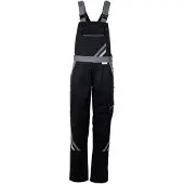 Planam Highline Damen Latzhose schwarz/schiefer/zink 52