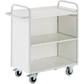 ROLLCART Bürowagen mit Seitenwänden und Rückwand, 800 x 490 mm, Tragkraft 150 kg