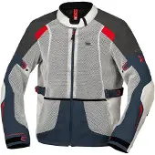 IXS Tourster-BigAir 1.0 Jacke hellgrau-blau-rot XL