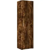 vidaXL Hochschrank Schmal Räuchereiche 50x42,5x225 cm Holzwerkstoff