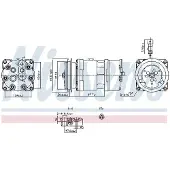 Nissens Kompressor, Klimaanlage 891098