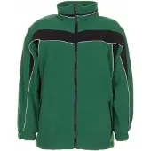 Planam FACTOR Fleece Jacke grün/schwarz, Gr.M
