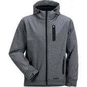 Planam Winter Softshelljacke "CUBE" - 3XL - hellgrau