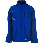 Planam Softshelljacke "HIGHLINE" - 4XL - kornblau/marine/zink