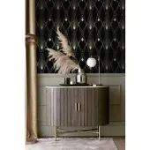 Next Vliestapete "DECO GEOMETRIC Vliestapete 10mx52cm" 3D-Optik texturiert Deko Geometrisch schwarz 10mx52cm