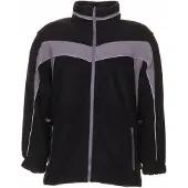 Planam Fleecejacke "PLALINE" - 4XL - schwarz/zink
