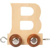 Small Foot Holz Buchstaben-Zug Buchstabe B - 12er Set Spielzeug