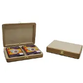 HOT Games Spielkartenkiste+2 Decks Pokerkarten