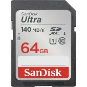 SanDisk Ultra, 64 GB, SDXC, Klasse 10, UHS-I, 120 MB/s, Class 1 (U1)