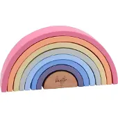 Jouéco Pastellfarbenes Regenbogenpuzzle 8 el. / Joueco