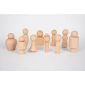 TickiT Wooden Community Figures, 1,5 Jahr(e), Holz, Holz