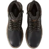 Tom Tailor 1580050002_43, Stiefel, Männlich, Schwarz, Reißverschluss, 3,6 cm, Thermoplastischer Gummi (TPR)
