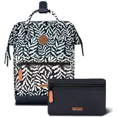 Cabaia Freizeitrucksack Rucksack mit Laptopfach Adventurer All Over Backpack 18L Luanda mehrfarbig