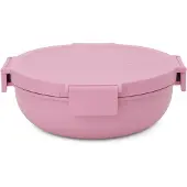 Brabantia Brotdose Make & Take Salat Brotdose To Go - 1,3 l - Kunststoff - Lilac Pink