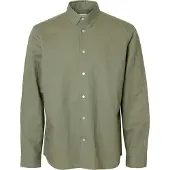 Selected Clay Linen Regular Fit Langarmhemd
