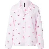 Hunkemoller Gewebte Jacke mit Kirschen Rosa