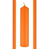 Kopschitz Kerzen Altarkerzen Mandarin Orange 300 x Ø 80 mm, 4 Stück
